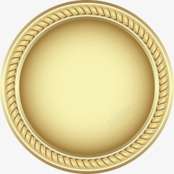 圆盘金属金属黄铜图标高清图片
