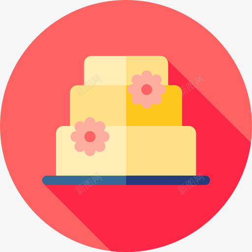 婚礼蛋糕图标png_新图网 https://ixintu.com 婚礼蛋糕 浪漫和爱情 爱没有距离 甜 甜点 生日 面包 食品 食物和餐厅