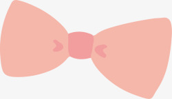 粉色的蝴蝶结矢量图素材