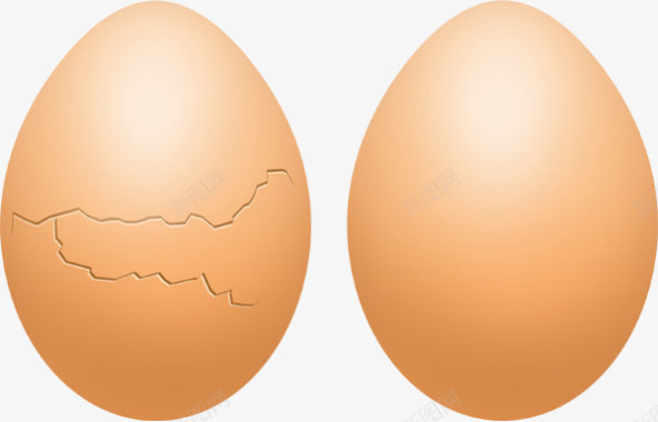 卡通草鸡蛋图标图标