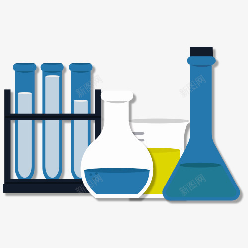 实验室药物试验png免抠素材_新图网 https://ixintu.com 中医西医 医生医用医院 医疗科技 喝药 喝药卡通图 喝药矢量图 药物治疗