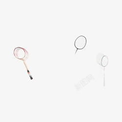羽毛球拍体育用品羽毛球拍高清图片