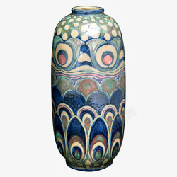 古典瓶香水青色古典大花瓶高清图片