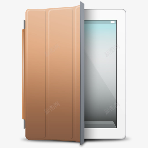 iPad白色棕色封面图标png_新图网 https://ixintu.com brown computer cover hardware ipad tablet white 封面 布朗 平板电脑 电脑 白色的 硬件
