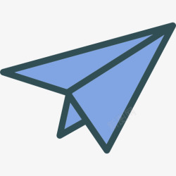 纸飞机ui设计免扣纸飞机图标高清图片