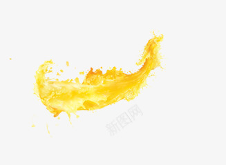 橙汁png免抠素材_新图网 https://ixintu.com 数码家电 橙汁 水果汁 淘宝海报素材 黄色