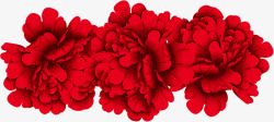 花朵大红花淘宝装饰素材