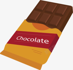 热巧克力黄色包装蜂蜜巧克力矢量图高清图片