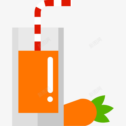 胡萝卜汁图标png_新图网 https://ixintu.com carrotjuice 健康食品 有机食品餐厅 果汁 水果 素食 食品 饮料