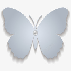 好看的翅膀蝴蝶装饰插图矢量图高清图片