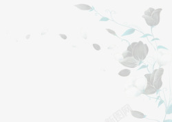 淡色玫瑰花背景图素材