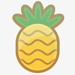 pineapple食品水果菠萝甜热带水果高清图片