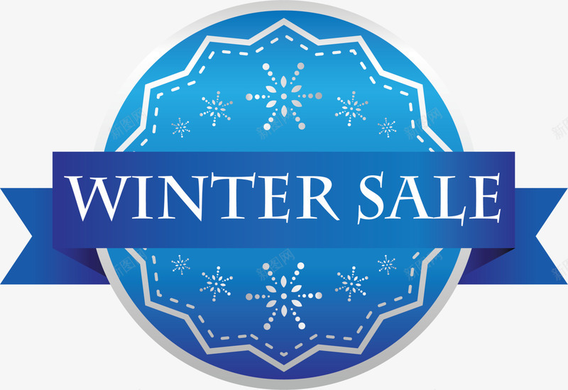 蓝色winter促销标签png免抠素材_新图网 https://ixintu.com sale winter 促销 冬季促销 商业 折扣 蓝色标签 金融