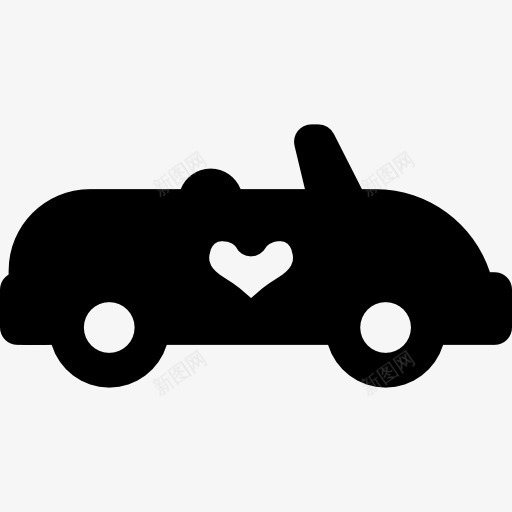 汽车图标png_新图网 https://ixintu.com 婚礼 心脏 汽车 车辆 运输