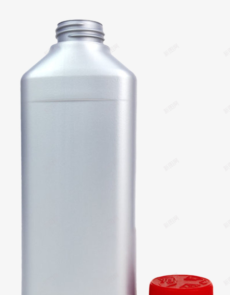 银色反光无盖的塑料瓶罐实物png免抠素材_新图网 https://ixintu.com 保存 包装 塑料瓶罐 大桶 大瓶 容器 密封 封存 无盖 瓶子 盖子 罐子