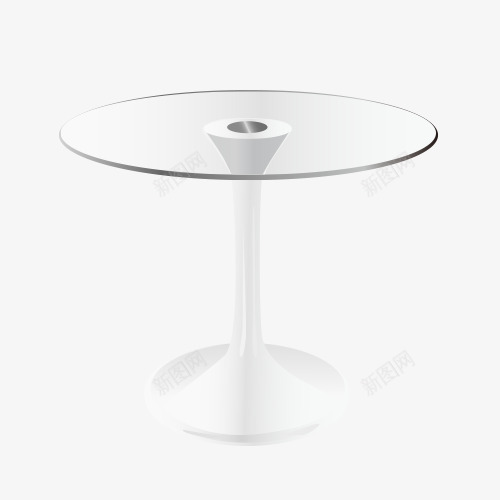 圆形玻璃桌子png免抠素材_新图网 https://ixintu.com 圆形桌子 桌 桌子 玻璃桌子