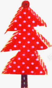 红色圣诞树创意封面png免抠素材_新图网 https://ixintu.com 创意 圣诞树 封面 红色