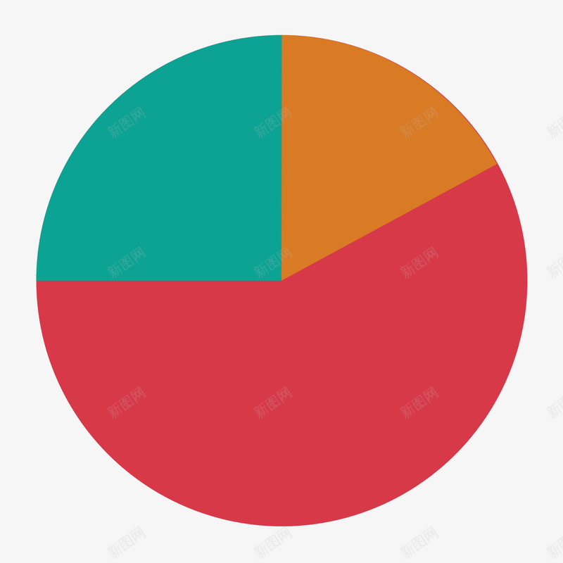 圆形饼状图图标png_新图网 https://ixintu.com 图表 圆形 素材 饼状