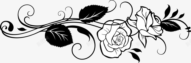 玫瑰花图标png_新图网 https://ixintu.com 卡通玫瑰 卡通玫瑰花 叶子 手绘玫瑰 植物 玫瑰线描图 玫瑰花 线描玫瑰 鲜花