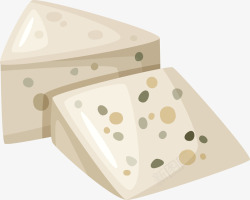 奶酪食品手绘卡通食品食物奶酪矢量图高清图片