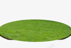 圆形草坪草地高清图片