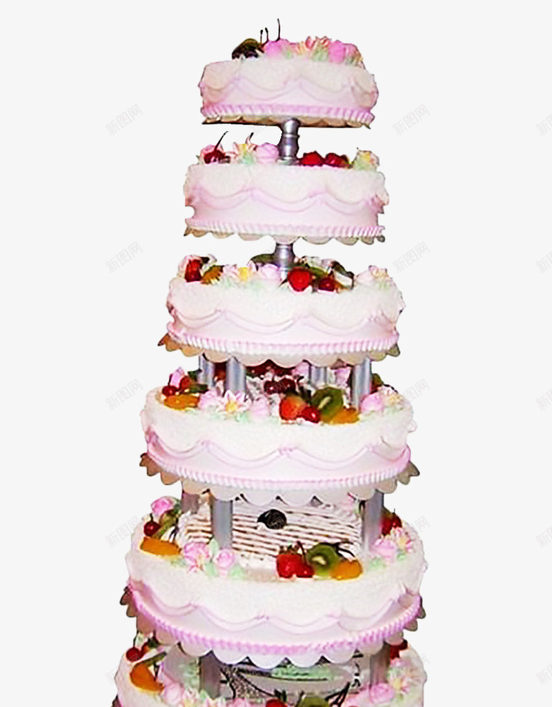 五层节日蛋糕png免抠素材_新图网 https://ixintu.com 庆典 活动 甜食 节日 蛋糕