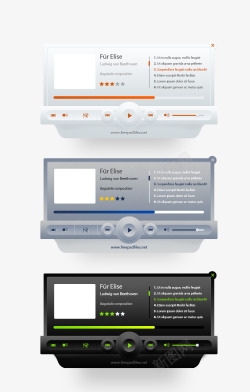UI音乐播放器素材