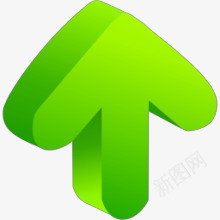 绿色向上箭头装饰png免抠素材_新图网 https://ixintu.com 箭头 绿色 装饰