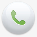 绿色圆形电话图标png_新图网 https://ixintu.com 图标 圆形 电话 绿色