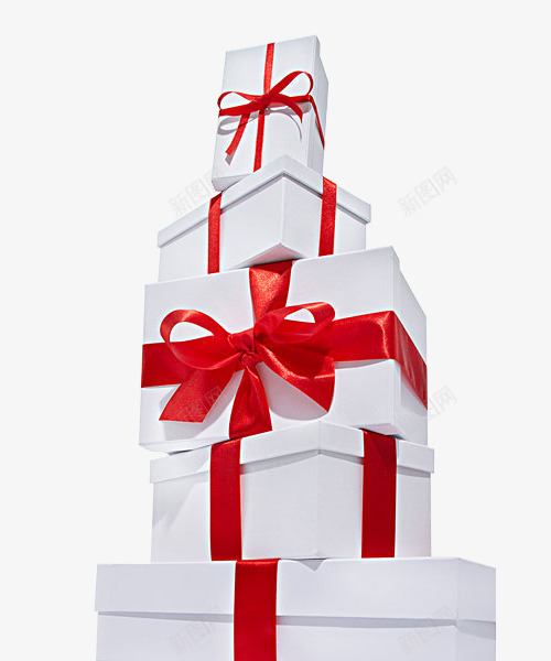 一堆礼盒png免抠素材_新图网 https://ixintu.com 一堆礼盒 白色盒子 礼物 红色蝴蝶结 节日礼物