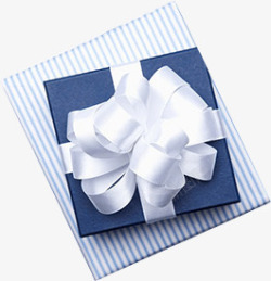 条纹包装创意合成蓝色条纹格子礼盒包装高清图片