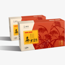 高粱药盒包装素材