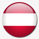 奥地利国旗国圆形世界旗图标png_新图网 https://ixintu.com austria country flag 国 国旗 奥地利 形状圆图案图标