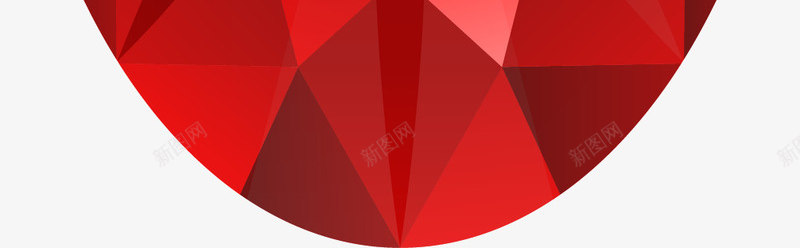 彩色钻石装饰元素png免抠素材_新图网 https://ixintu.com 彩色 椭圆形 红色 钻石