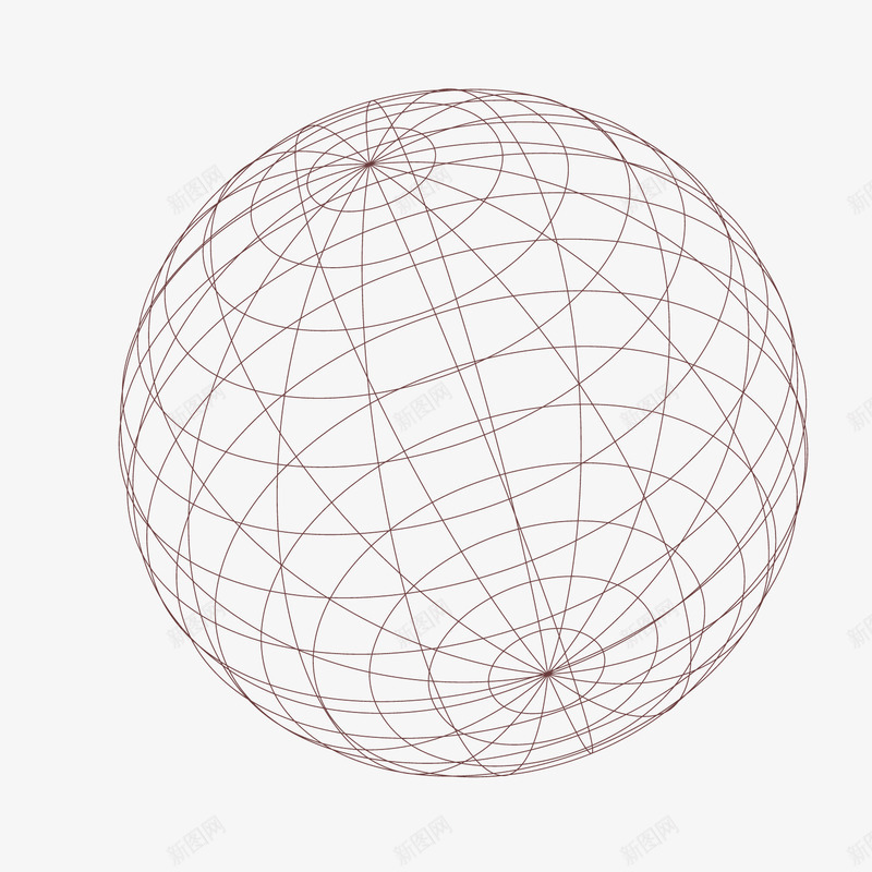 地球透明网格立体矢量图ai免抠素材_新图网 https://ixintu.com 地球 立体 网格 透明 透明网格 矢量图