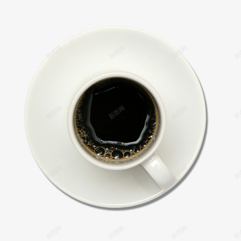 黑咖啡饮品psd免抠素材_新图网 https://ixintu.com 下午茶 咖啡 白色瓷碗 饮品