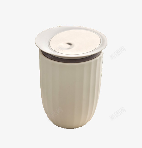 白色的圆形水杯png免抠素材_新图网 https://ixintu.com 圆形 有盖子的水杯 水杯 白色的