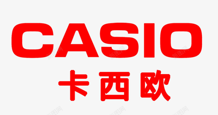 卡西欧红色logo图标图标