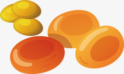 鸡蛋罐头手绘卡通食品食物蛋黄矢量图高清图片