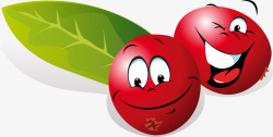 微笑西红柿卡通可爱水果高清图片