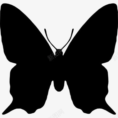 蝴蝶昆虫动物形状图标图标