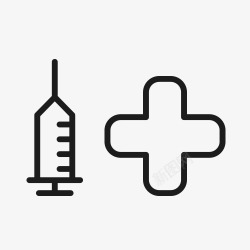 注射器卡通图注射器药品卡通图图标高清图片