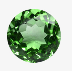绿色圆形宝石素材