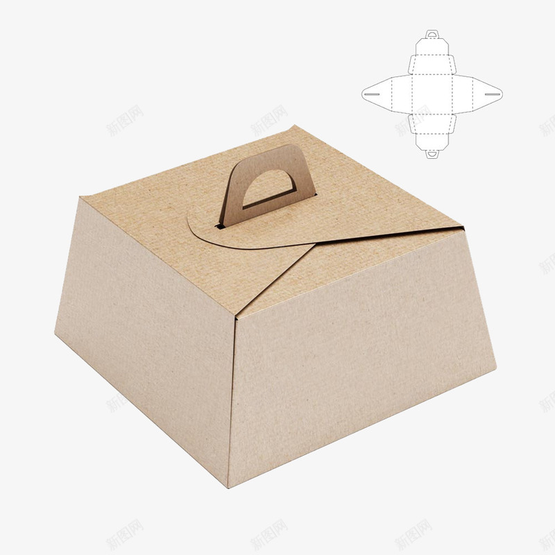 创意蛋糕包装礼盒png_新图网 https://ixintu.com 创意包装 包装 礼盒 蛋糕
