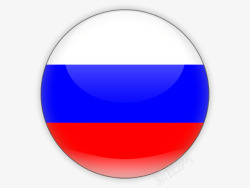 圆形俄国国旗素材