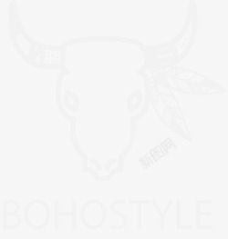 牛头logo牛头形状LOGO图标高清图片