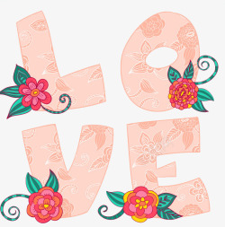 LOVE艺术字素材