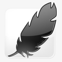 黑色羽毛图标图标png_新图网 https://ixintu.com 图标 羽毛 设计 黑色
