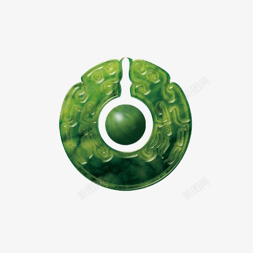 绿色圆形翡翠碧玉图标png_新图网 https://ixintu.com logo 图标 圆形 标志 碧玉 符号 绿色 翡翠 翡翠logo