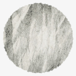 黑白一个梨一个黑白色花纹圆形地毯高清图片